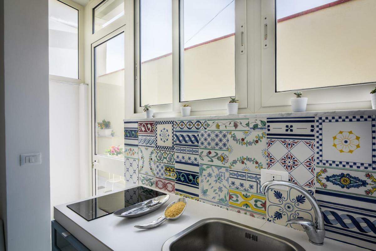 Terrazzo Siciliano Lejlighed Riposto Eksteriør billede